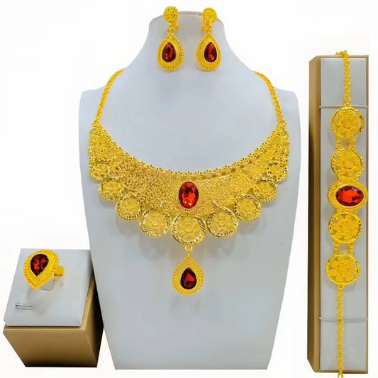 Fashion Gold-Plated European and American Popular Ornament Necklace