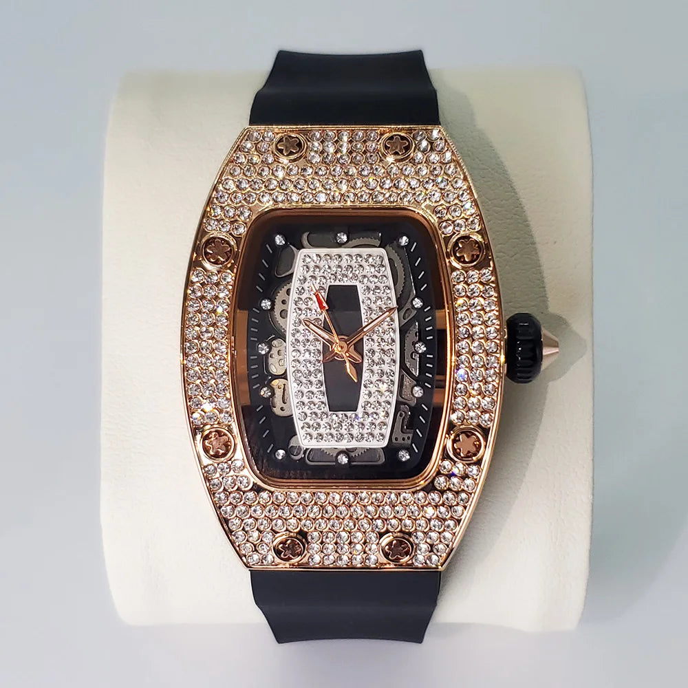 New Diamond Watch  Luxury Brand Original Iced