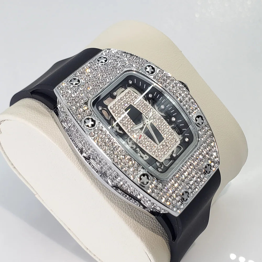 New Diamond Watch  Luxury Brand Original Iced