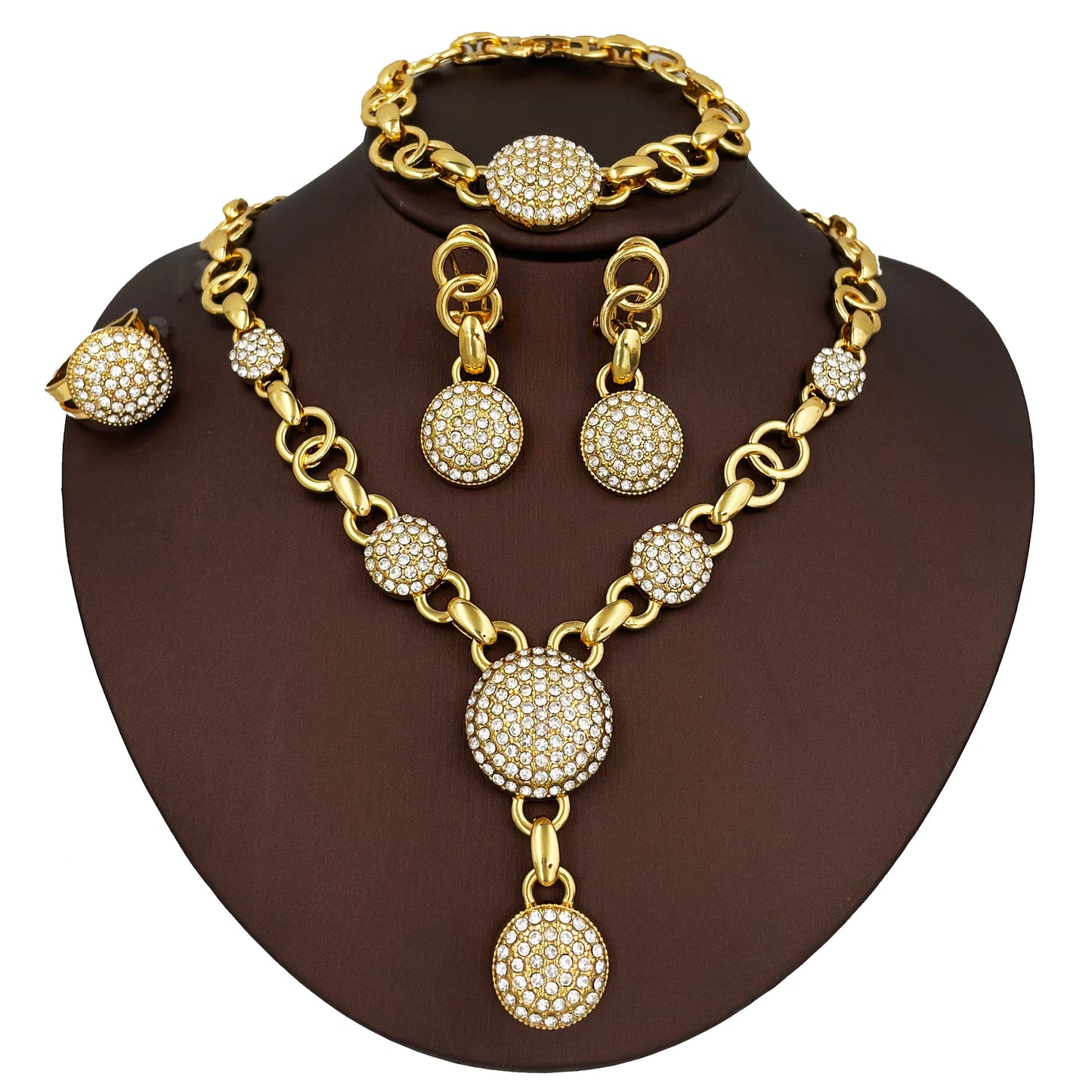 18K Gold Plated Jewelry Set