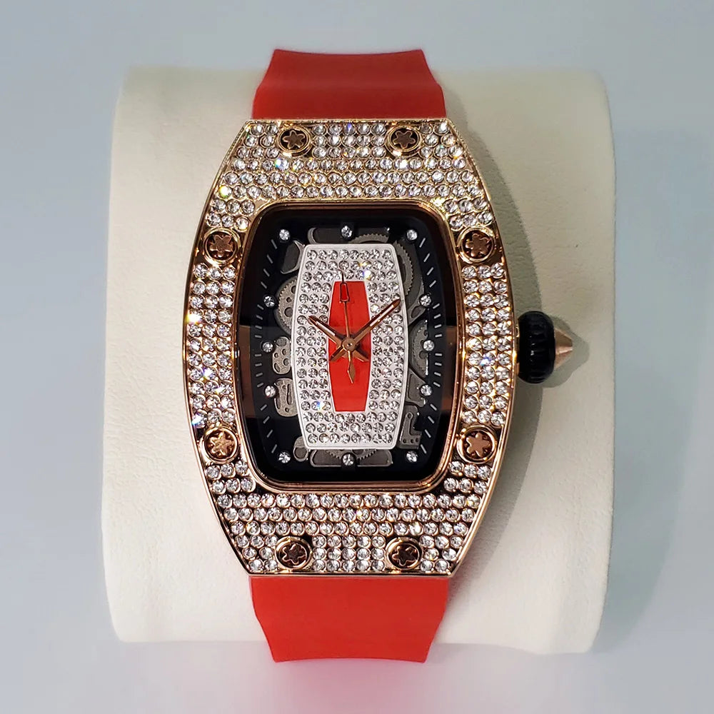 New Diamond Watch  Luxury Brand Original Iced