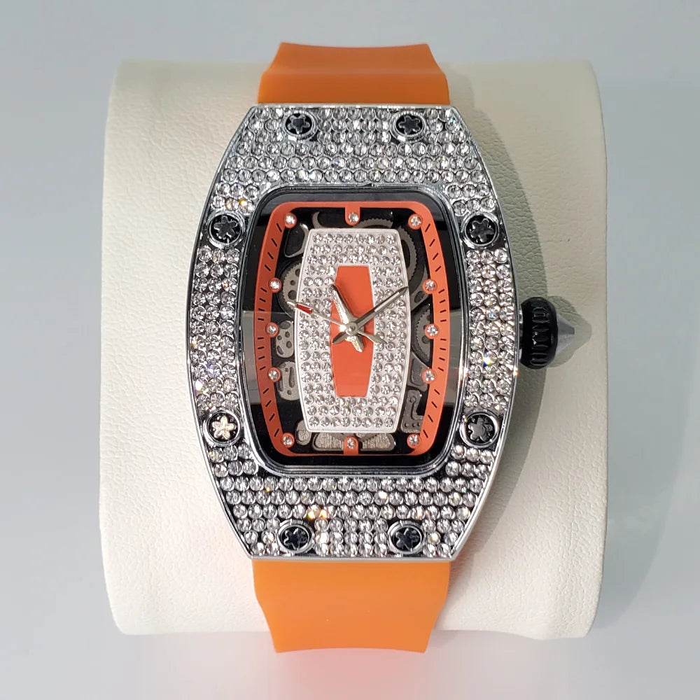 New Diamond Watch  Luxury Brand Original Iced