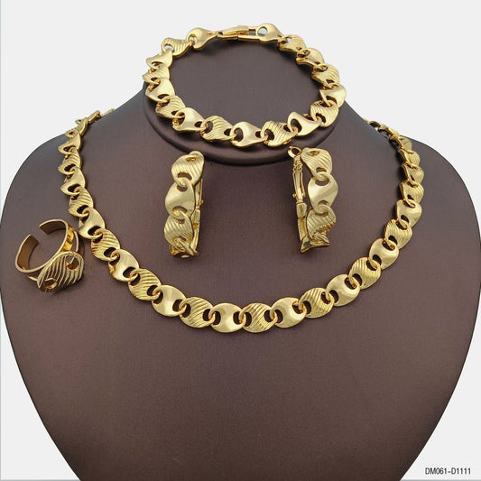 Dubai Gold Plated Jewelry Set