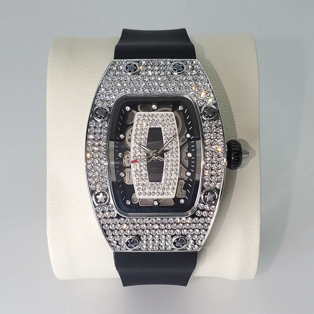 New Diamond Watch  Luxury Brand Original Iced