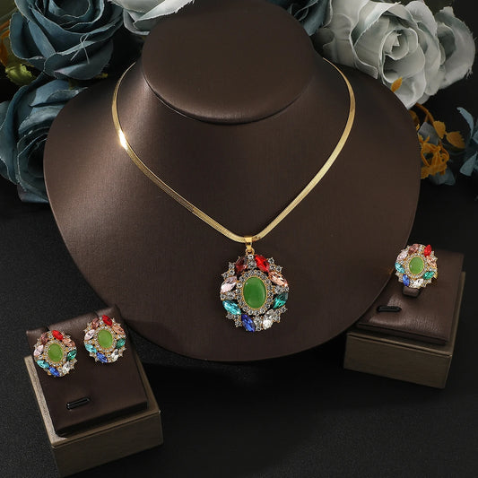 Luxury Women Cat’s eyes  Jewelry Set