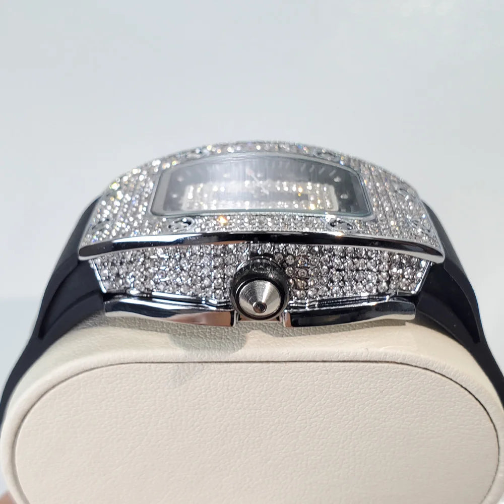 New Diamond Watch  Luxury Brand Original Iced