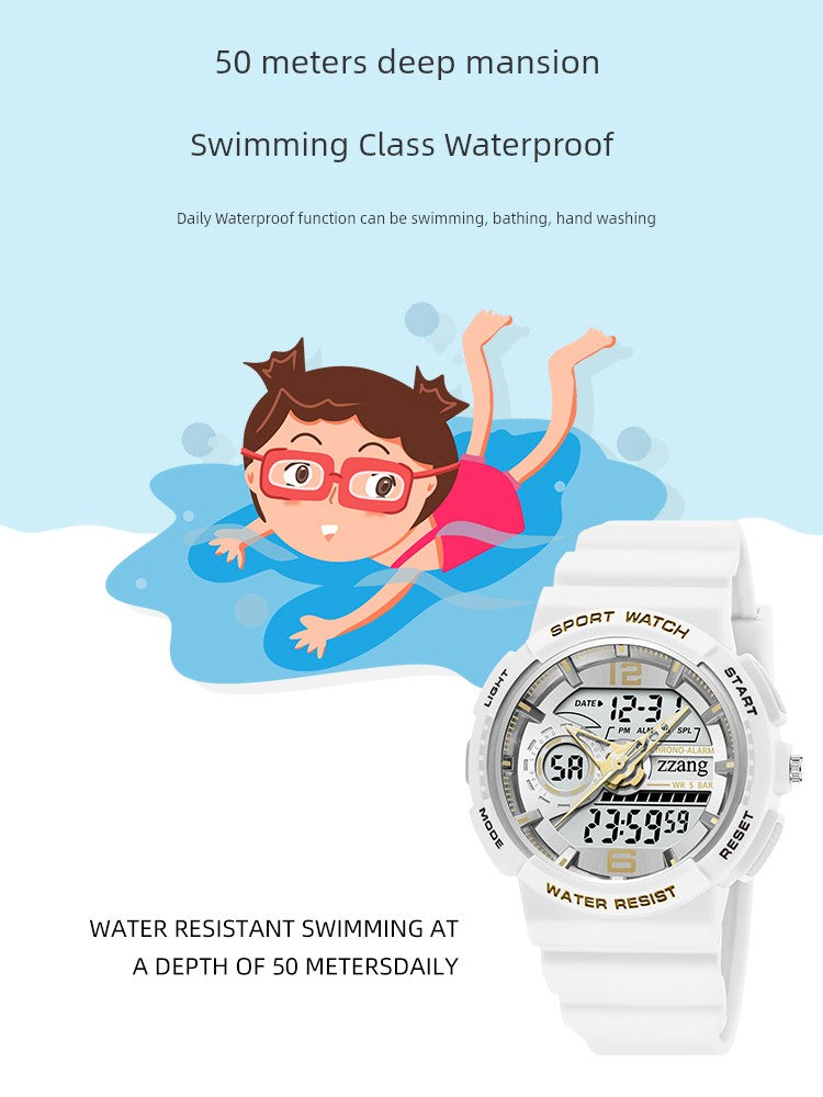 High School Waterproof Kids Watch