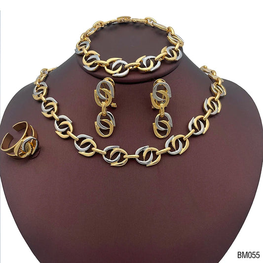 Jewelry Set For Women Gold Plated