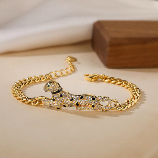 Leopard-Shaped Bracelets For Women Girl