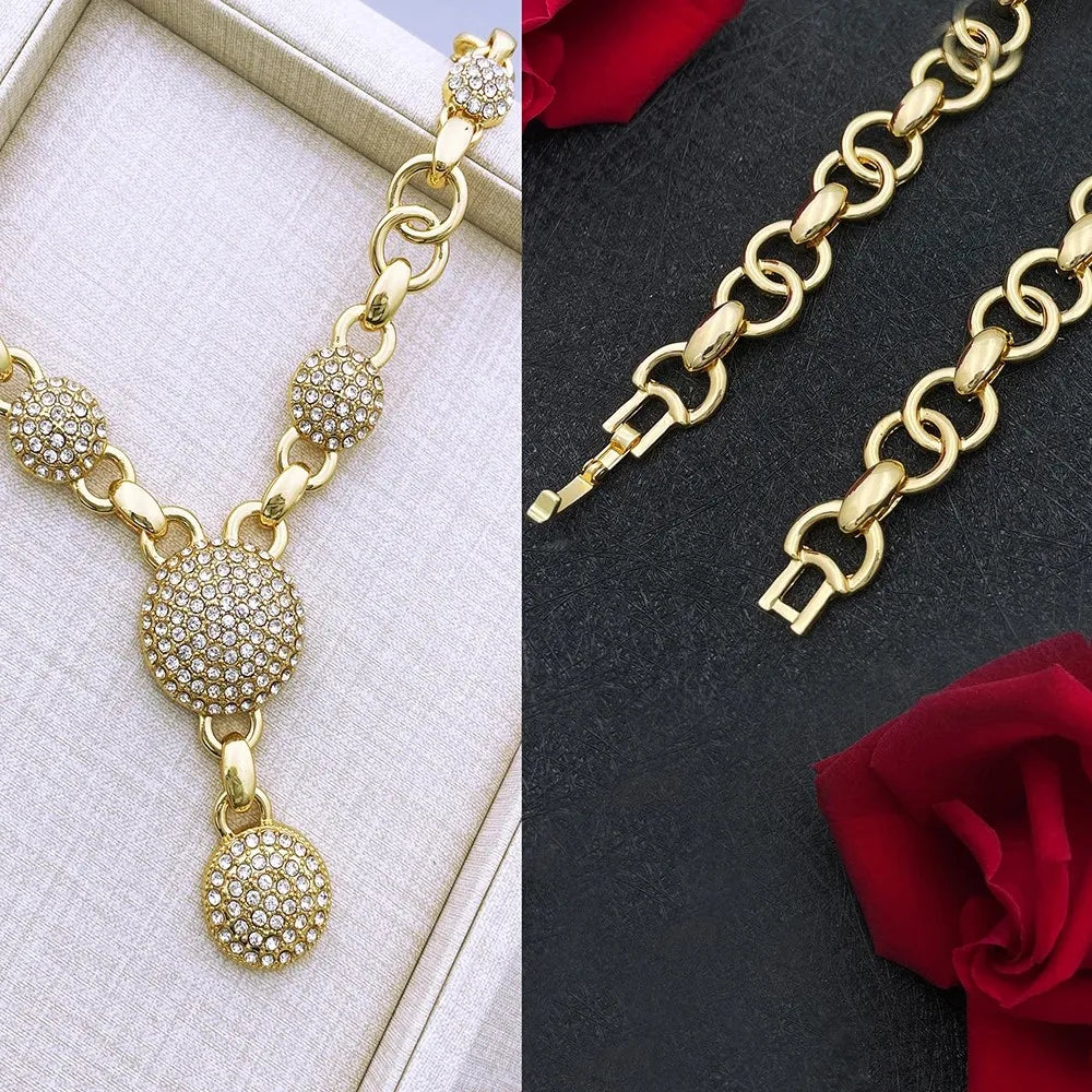 18K Gold Plated Jewelry Set