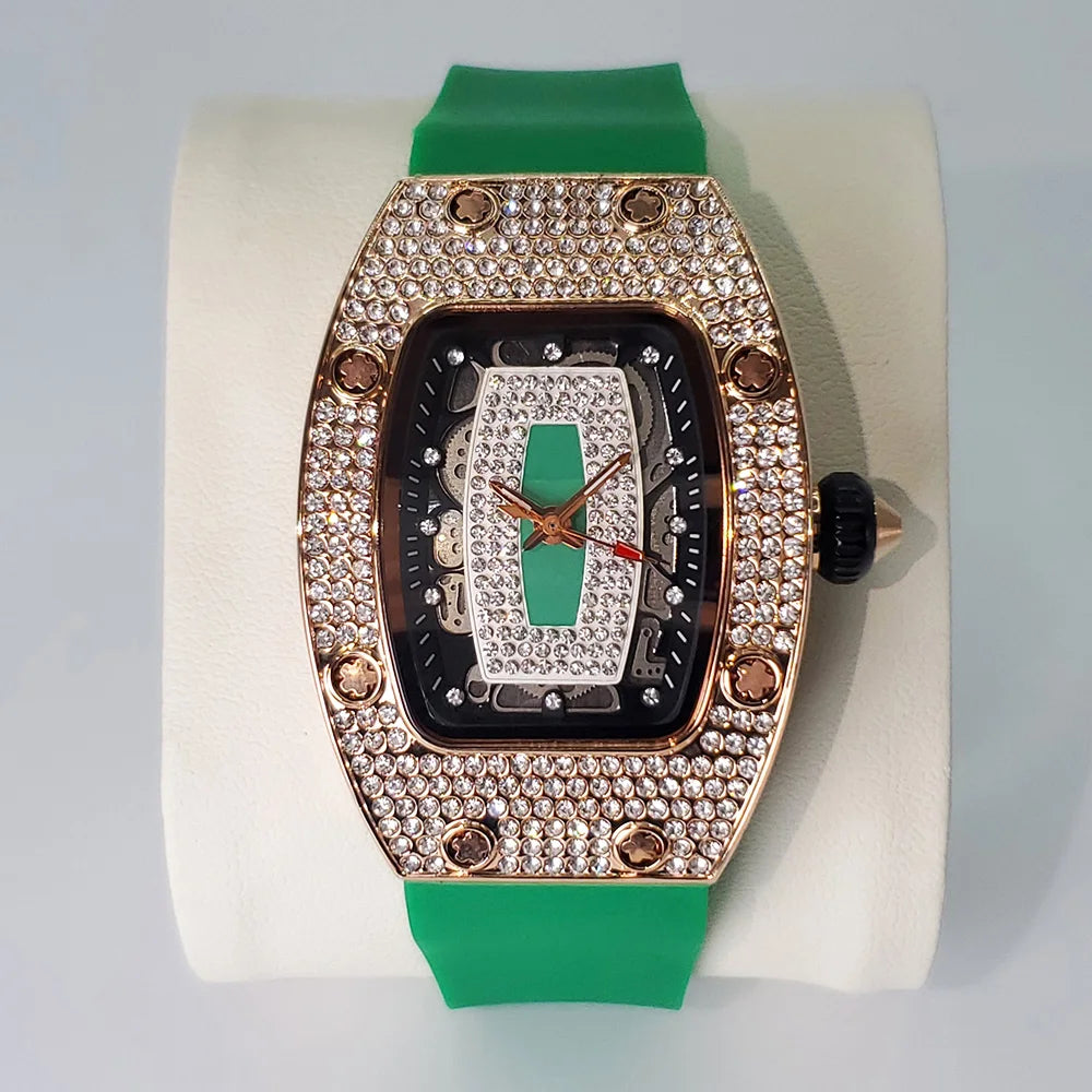 New Diamond Watch  Luxury Brand Original Iced