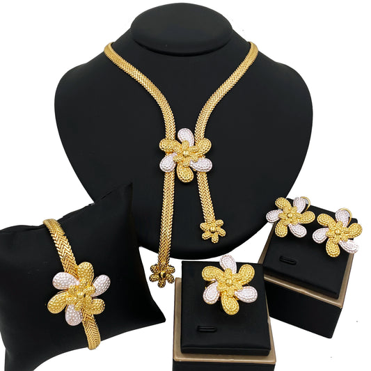 Gold Plated Jewelry Set Classic Design Nigeria Trending