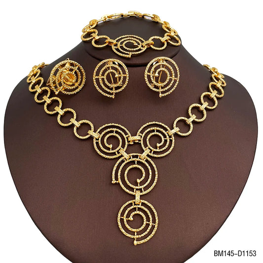 Italian Luxury Round Necklace