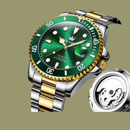 Green Submariner Labor Cut Out Tourbillon Luminous Watch