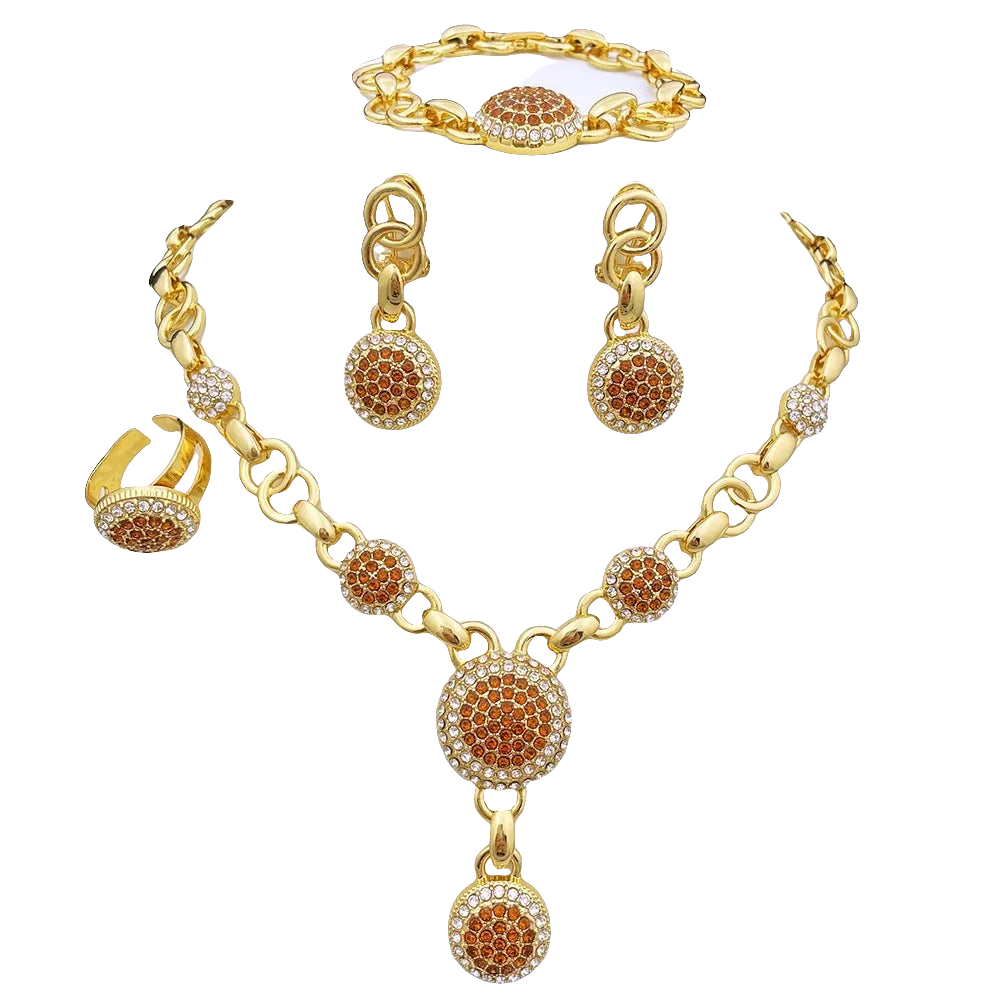 18K Gold Plated Jewelry Set