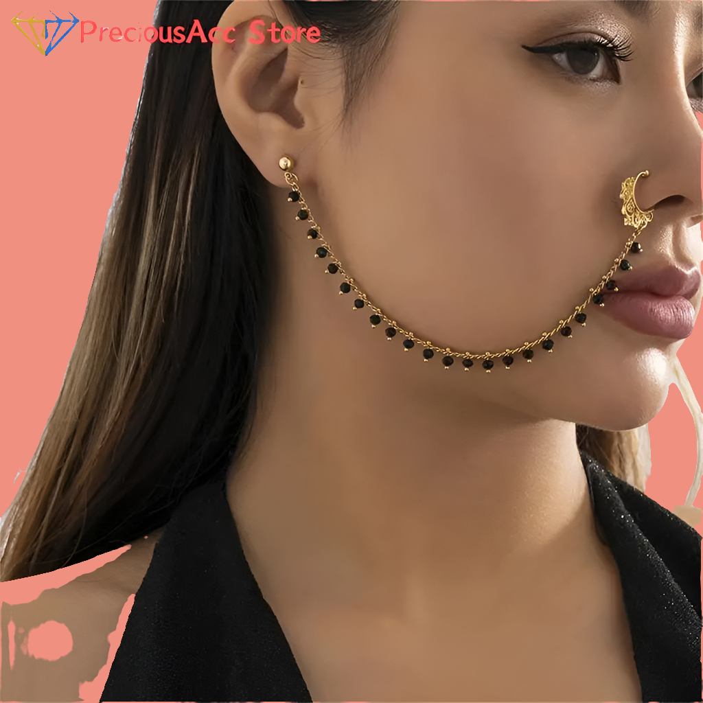 Chain Earring Nose Clip Piercing Jewelry